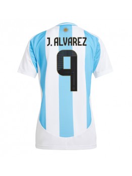 Billige Argentina Julian Alvarez #9 Hjemmedrakt Dame Copa America 2024 Kortermet